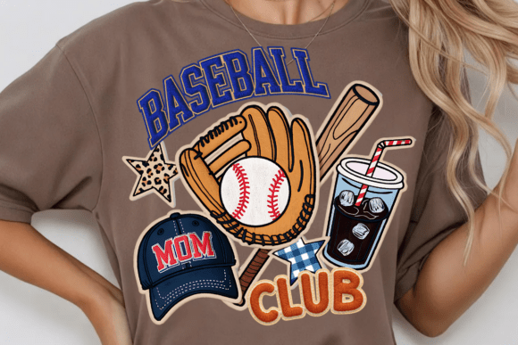 Baseball Mama & Mom Club PNG: Elevate Your Creative Projects