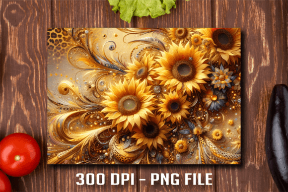 Cheetah Sunflower Gold Cutting Board: A Designer's Asset