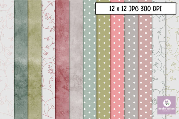 Dusty Rose Paper Pack: A Versatile Design Asset