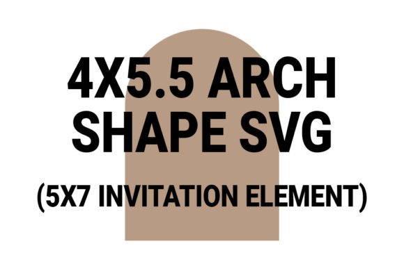 Elegant Arch Design for 5x7 Invitations