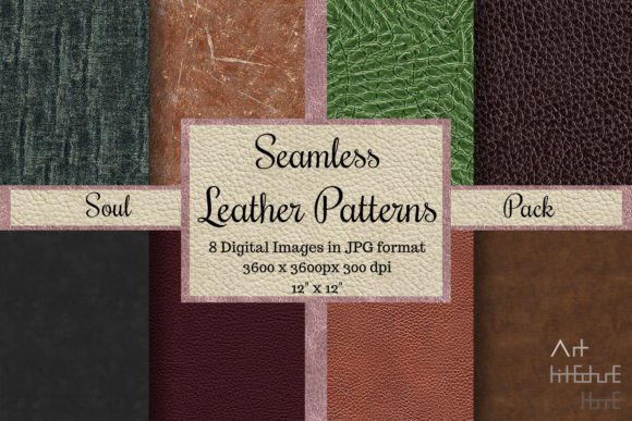 Elevate Your Design with Seamless Leather Textures - Soul Pack