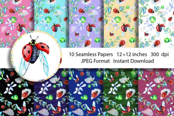 Elevate Your Designs with Watercolor Flowers Digital Papers