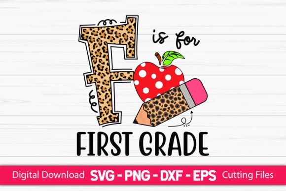F is for First Grade Leopard: A Versatile Design Asset