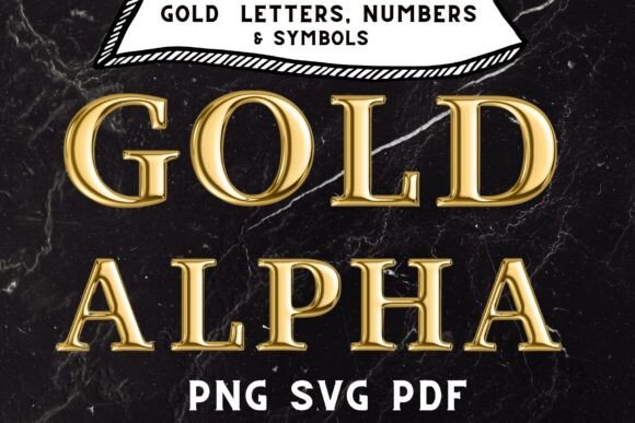 Gold Chrome Alphabet Letters Set: A Designer's Guide