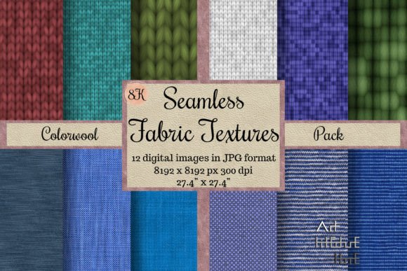 Seamless Fabric Textures - Colorwool: Elevate Your Designs