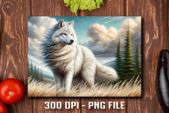 Windy Tundra White Wolf: A Cutting Board Design Masterclass